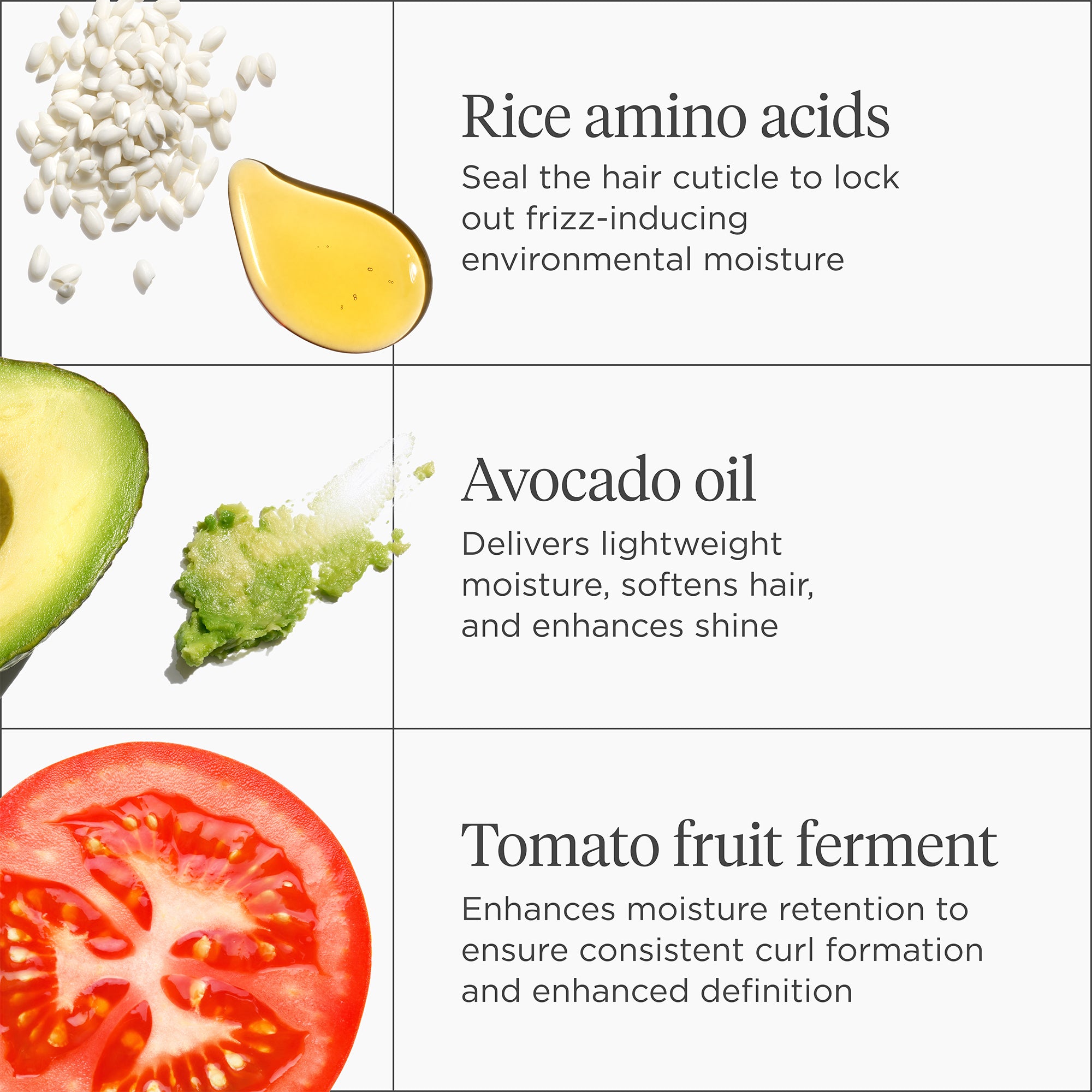 Curl Charisma™ Rice Amino + Avocado Leave-In Defining Creme - Briogeo