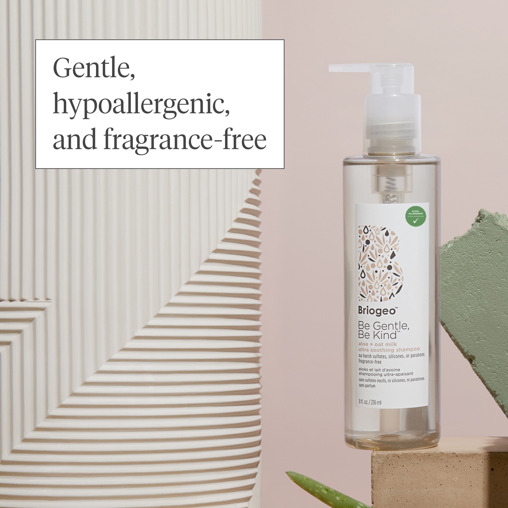 Be Gentle Be Kind Aloe + Oat Milk Ultra Soothing Shampoo - Briogeo