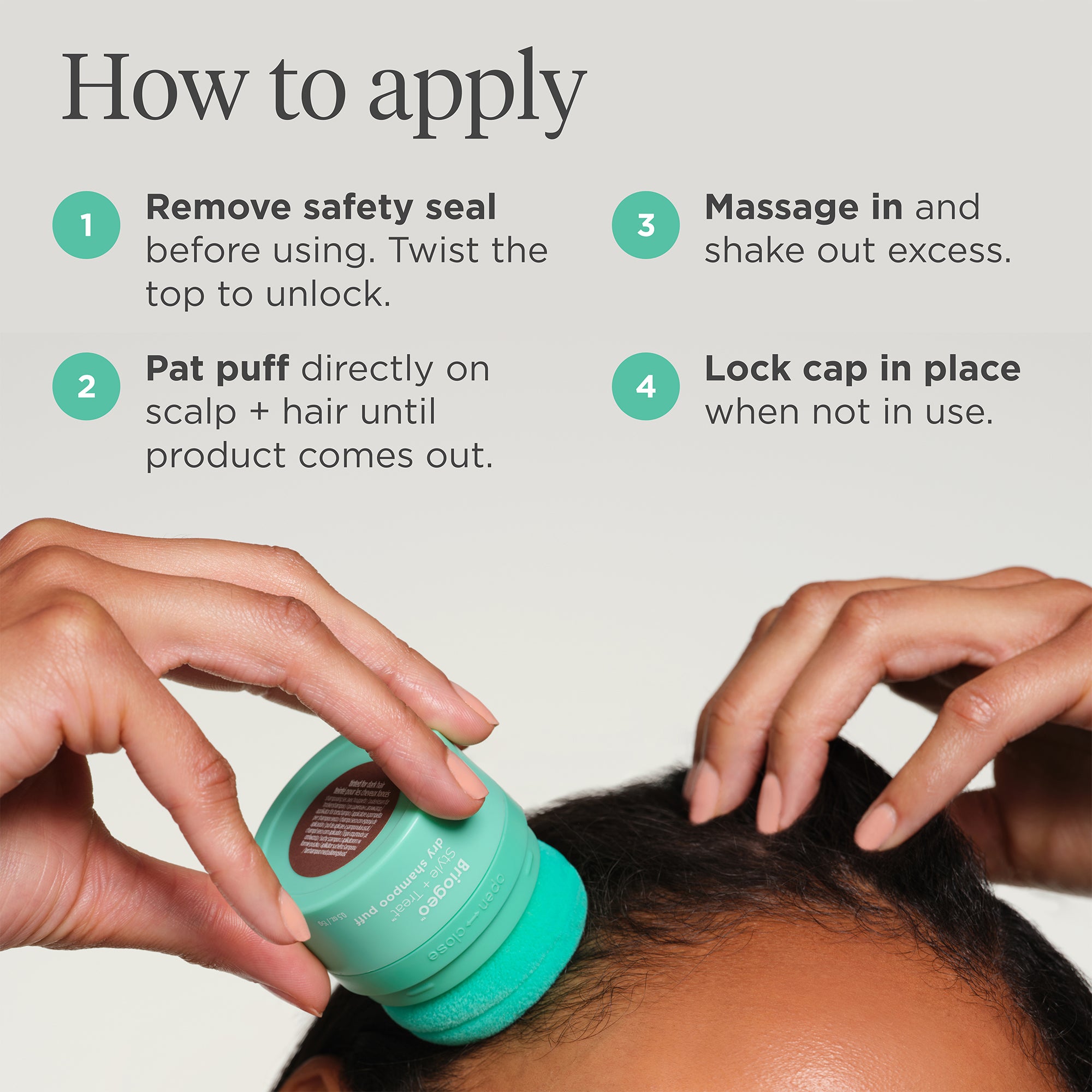 Style + Treat™ Dry Shampoo Puff-Tinted - Briogeo